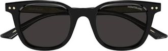 Montblanc Grey Square Mens Sunglasses MB0320S 001 49