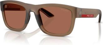 Prada Heren, Accessoires, Bruin, Maat: 56 MM Nylon