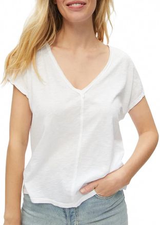 Michael Stars Womens Lizzy Top In White