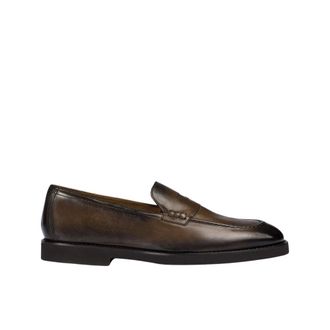 Doucal's Loafers, male, Brown, Size: 11 US Leather Loafer