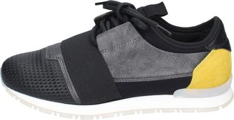 Stokton Sneakers, female, Black, Size: 9 US Leather Womens Sneakers