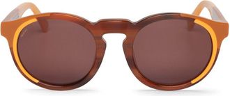 Mr.Boho Jordaan AG27-08 Mens Sunglasses Brown Size 48
