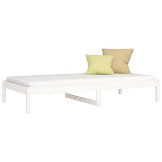 Berkfield Home Beautiful Day Bed White 80x200 cm Solid Wood Pine