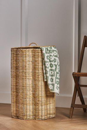 Anthropologie Tulip Scalloped Hamper