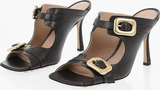 Bottega Veneta Leather Sandals With Double Buckle 9cm Bottega Veneta