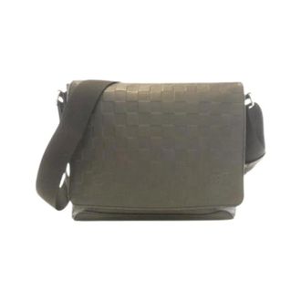 Louis Vuitton Pre-owned Cross Body Bags, female, Black, Size: ONE SIZE Pre-owned Damier Infini District Shoulder Bag