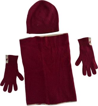 Burberry Gloves, Scarf & Beanie (Authentic Pre-Loved)