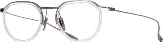 Dita Eyewear Schema-Two Demo Round Unisex Eyeglasses DTX131-03 49