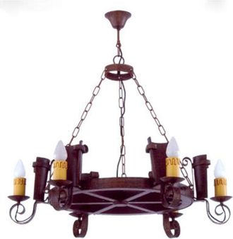 Fabrilamp Mi Lampara - Lampara Abeja 2f Base Azul 2xe14 (40x30)