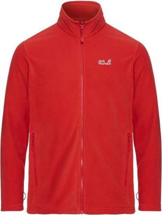 Jack Wolfskin Taunus 100 Fullzip Fleecejacke f&uuml;r Herren | rot