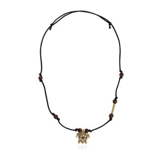 Dsquared2 Hangerketting - Heren - Kettingen - Zwart - ONE Size - Katoen - Accessoires
