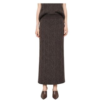 Kocca Dames, Rokken, Bruin, Maat: L Tweed
