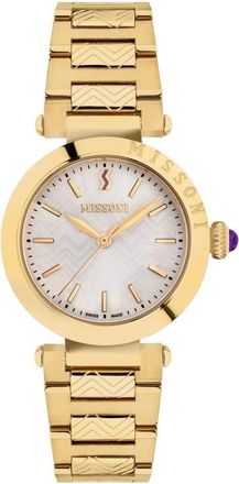Missoni Atelier veelzijdig stijlvol horloge formeel casual - Dames - Horloges - Geel - ONE Size - Accessoires