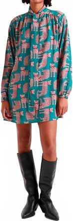 Compa&ntilde;&iacute;afant&aacute;stica Isla Leopard Mini Dress In Onca