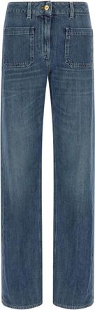 Elisabetta Franchi Mujer, Vaqueros, Azul, Talla: W27