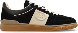 Valentino Garavani Schoenen, Heren, Zwart, 42 EU, Leer, Upvillage Lage Sneakers