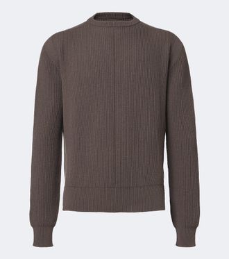 Rick Owens Ribbed-knit virgin wool sweater