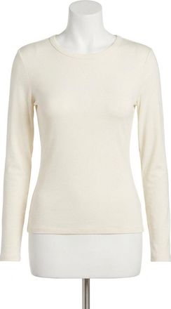 Z Supply Second Skin Crew Long Sleeve Top In Cloud