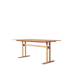 Tikamoon Mesa extensible de roble macizo 6-12 personas