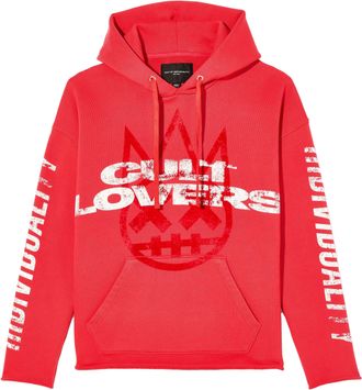 Cult of Individuality Cults Pullover Novelty Hoody Cult Lovers in Rogue Red
