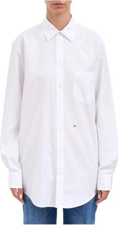 Dsquared2 Formal Shirts - Dames - Overhemden - Wit - S - Overhemden