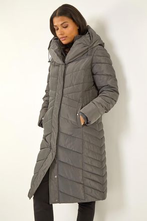 Roman Hooded Quilted Coat