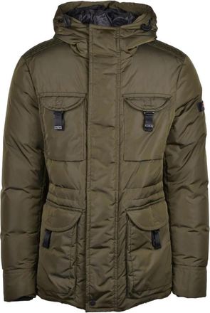 Peuterey Aiptek NBE Down Jacket - Heren - Gewatteerde jassen - Groen - XL - Jassen