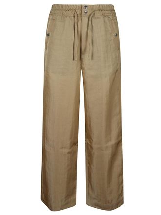 Dries Van Noten Beige Wide-leg Trousers