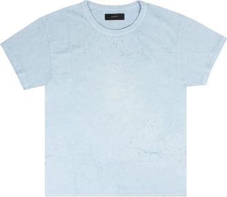 Amiri Shotgun T-Shirt- Light Blue