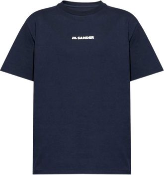Jil Sander Crewneck Short Sleeves Logo T-Shirt