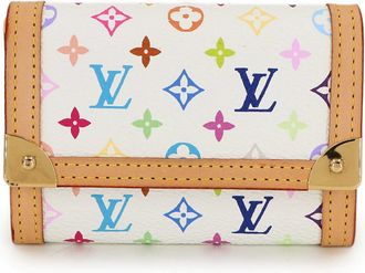 Louis Vuitton Blanc Monogram Multicolore Coin Purse/Coin Case (Pre-Owned)