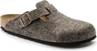 Birkenstock Boston Regular Clogs - Heren - Slip ons - Bruin - 36 EU - Leer - Schoenen