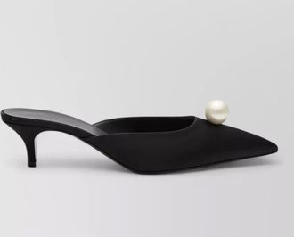 Magda Butrym silk satin mule pumps