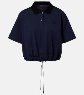 Moncler Cotton piqu&eacute; polo shirt