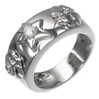 Chanel White Gold (18K) Band Ring (Pre-Owned)