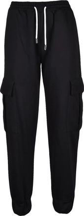 Sunstripes Tracksuit Pants with Elastic Waistband and Cargo Pockets