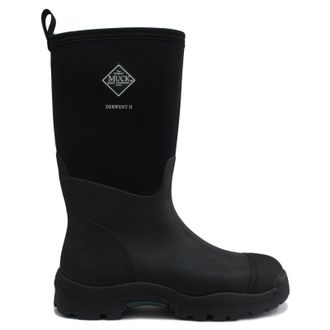 The Original Muck Boot Company Derwent II Rubber Mens Mid Calf Boots - UK 9 - US 10 Men - EU 43 - Black - Size:UK 9