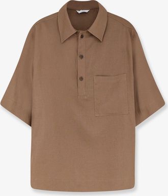 Hev&ograve; Camicia Montursi in lino e viscosa - HEVO - gender_Man