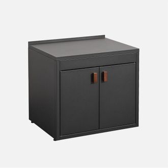 Sweeek Cocina Exterior De Acero 2 Puertas L75,5cm