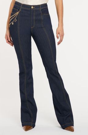 Cinq &agrave; Sept Love Token Shailene Flare Jeans in Indigo at Nordstrom, Size 00