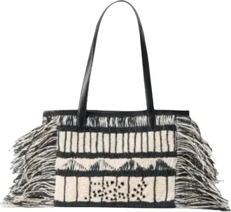 Karl Lagerfeld Tassen, Dames, Veelkleurig, ONE Size, Tote Fringe S Rajia