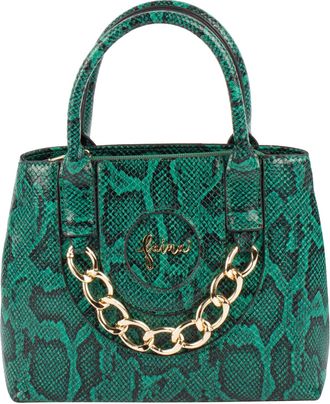 Faina Handtas Dames Groen Zwart