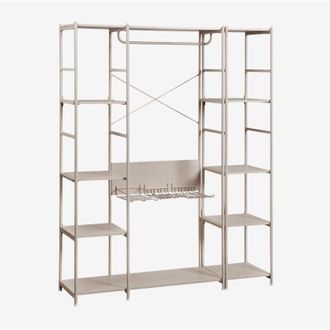 Sklum Armadio modulare aperto a 2 pezzi con scaffale in ferro Elviah SKLUM