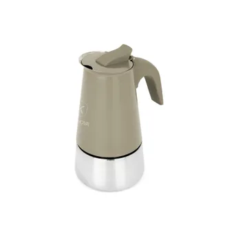 KASANOVA Caffettiera induzione 2 tazze taupe