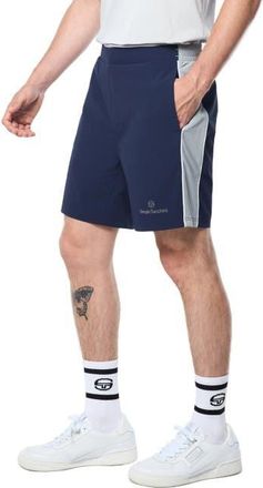 Sergio Tacchini Tore Short in Maritime Blue at Nordstrom, Size Xxx-Large