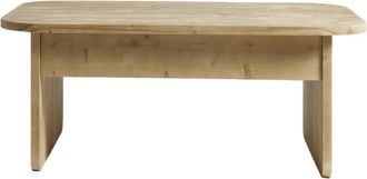 Hannun Mesa de centro elevadora de madera de abeto en color natural