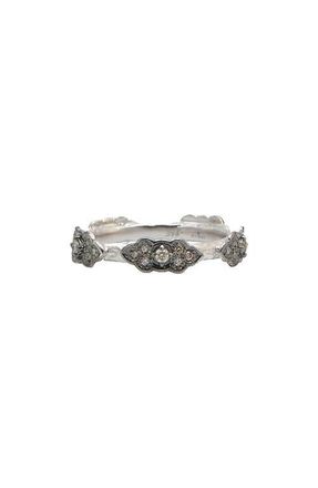 Armenta New World Scrollwork Diamond Sterling Silver Stackable Ring at Nordstrom, Size 6.5