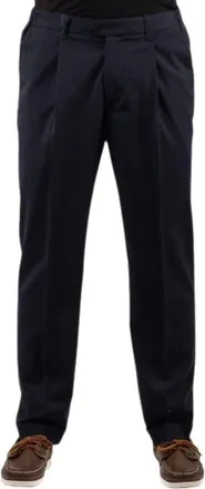 Hindustrie Amalfi Broek - Heren - Nette broeken - Blauw - S - Broeken