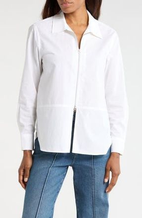 Rag & Bone Bella Long Sleeve Poplin Shirt in White at Nordstrom Rack, Size X-Small