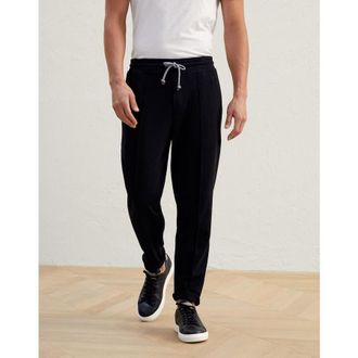 Brunello Cucinelli Black Tailored Drawstring Trousers, Size X-Small